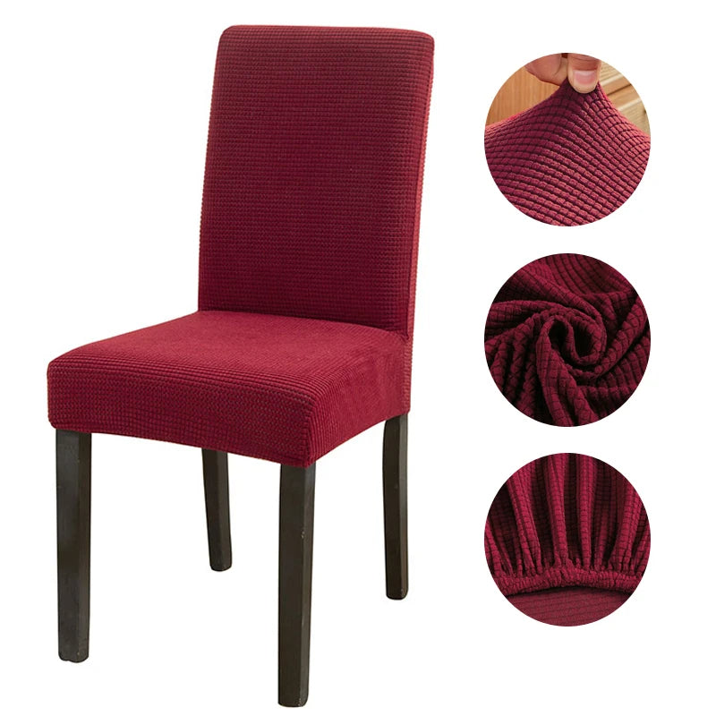 8pc PrettyGuard™ Chair Covers – Instantly Revive Old Chairs!