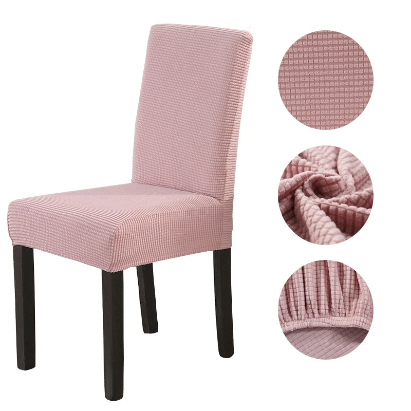 8pc PrettyGuard™ Chair Covers – Instantly Revive Old Chairs!