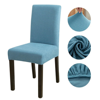 8pc PrettyGuard™ Chair Covers – Instantly Revive Old Chairs!