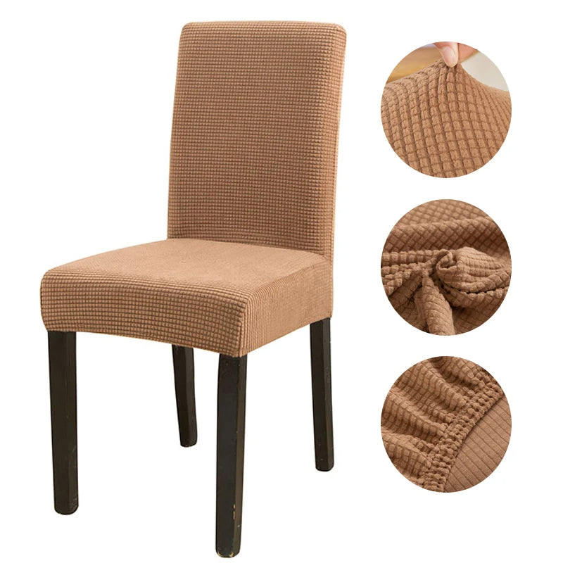 8pc PrettyGuard™ Chair Covers – Instantly Revive Old Chairs!