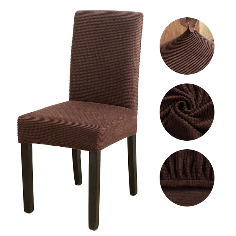 8pc PrettyGuard™ Chair Covers – Instantly Revive Old Chairs!