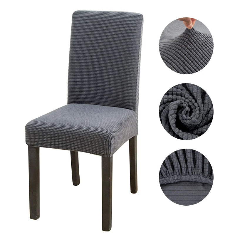 8pc PrettyGuard™ Chair Covers – Instantly Revive Old Chairs!