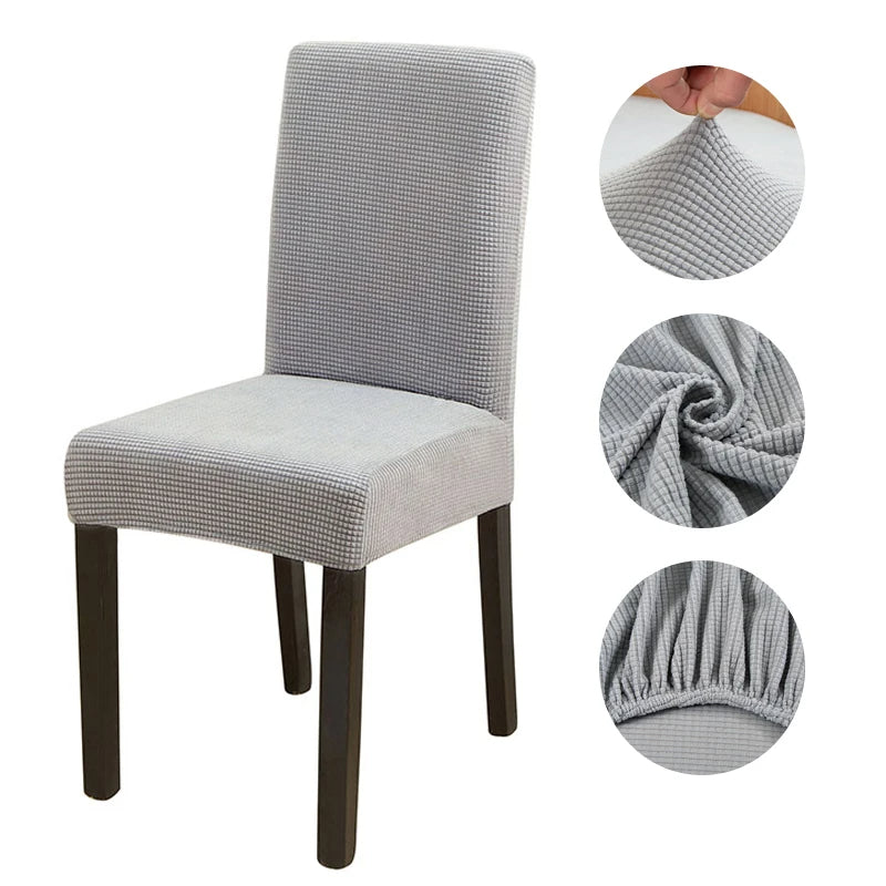 8pc PrettyGuard™ Chair Covers – Instantly Revive Old Chairs!