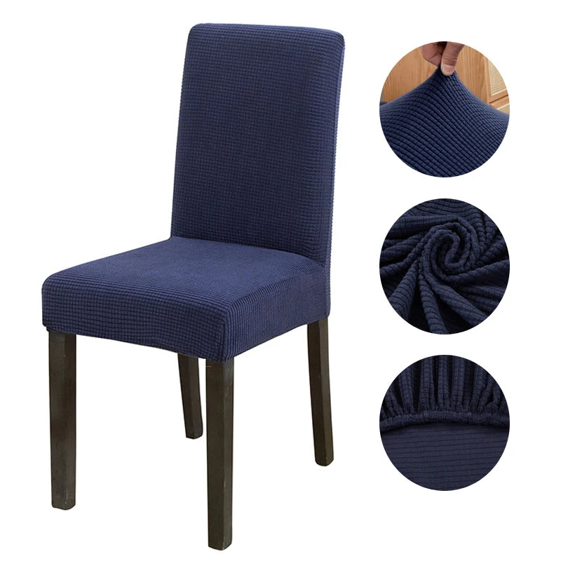 8pc PrettyGuard™ Chair Covers – Instantly Revive Old Chairs!