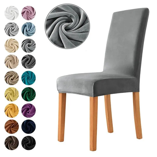 Lux Velvet Dining Chair Covers